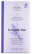 Dolfin - Pure chocolade 60% lavendel - 70 gram